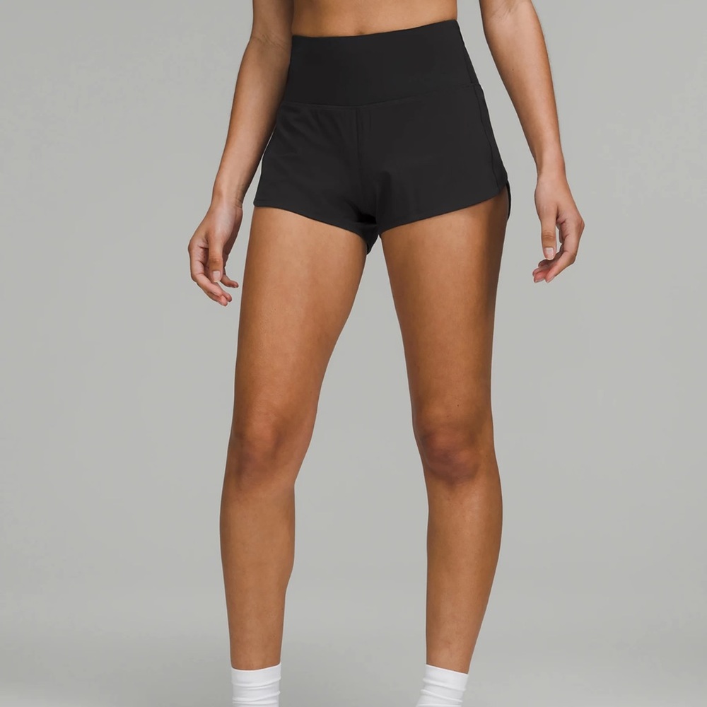 lululemon athletica Women's Black Speed Up Shorts